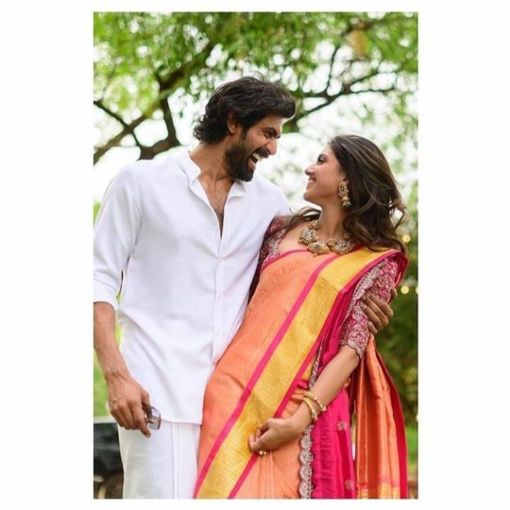 Rana and Meehika got engaged in a traditional Roka ceremony on May 21, 2020. (PIC Credit: Instagram)