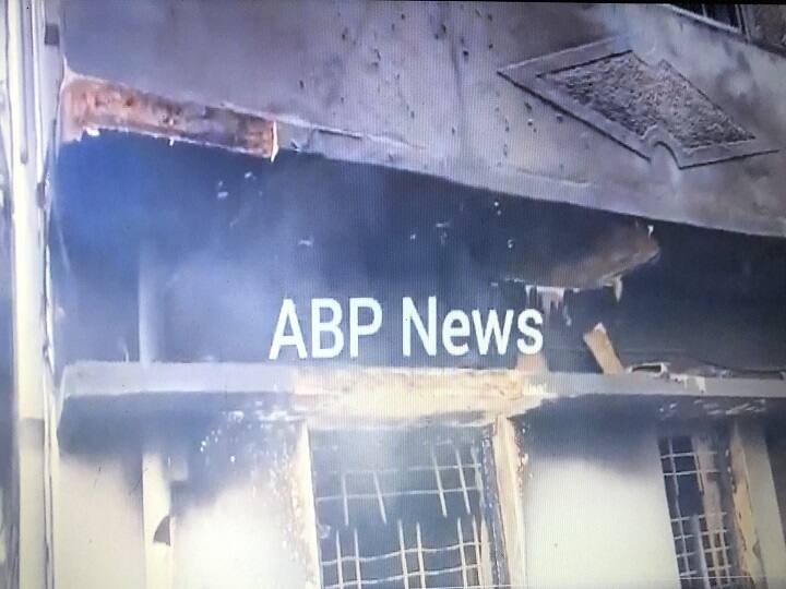 Mufti PM Muzammil of Jamiat Ulama-I-Hind, a religious leader, also appealed to protesters to maintain cal, and refrain from violence. In Pic: Visuals of Murthy's residence