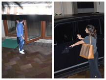 IN PICS: Alia Bhatt And Ranbir Kapoor Visit Sanjay Dutt At His Pali Hill Residence
