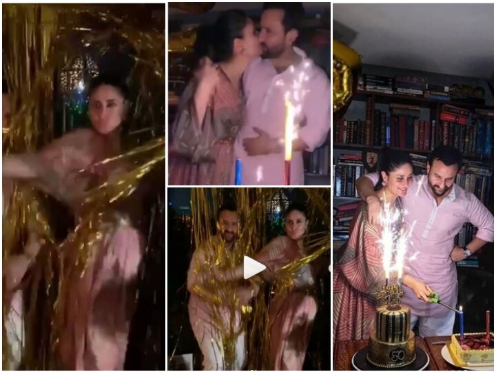 Happy Birthday Saif Ali Khan: Mommy-To-Be Kareena Kapoor Flaunts Her BABY BUMP As She Celebrates Hubby’s 50th Birthday With Family At Home; INSIDE PICS & VIDEOS!  Happy Birthday Saif Ali Khan: Mommy-To-Be Kareena Kapoor Flaunts Her BABY BUMP As She Celebrates Hubby’s 50th Birthday With Family At Home; INSIDE PICS & VIDEOS!