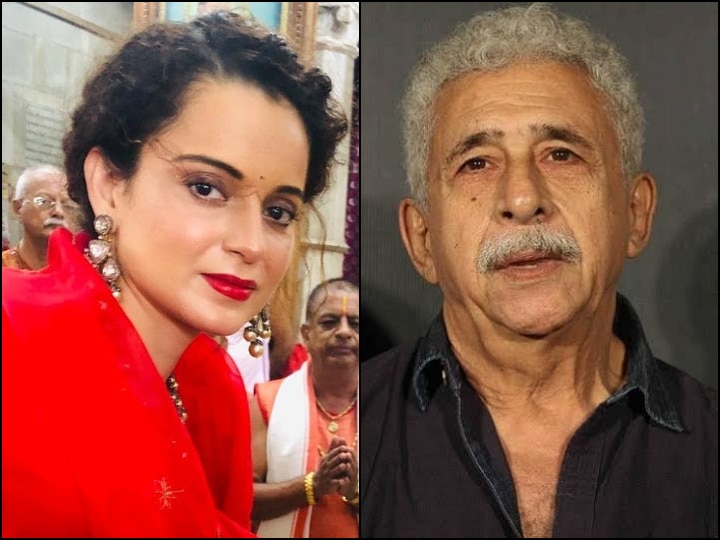 sushant singh rajput death nepotism naseeruddin shah comment on insiders vs outsiders debate kangana ranaut tweets he is a great actor After Naseeruddin Shah’s Comment On ‘Insiders Vs Outsiders’ Debate; Kangana Ranaut Recalls ‘The Amazing Conversation They Had About Cinema’