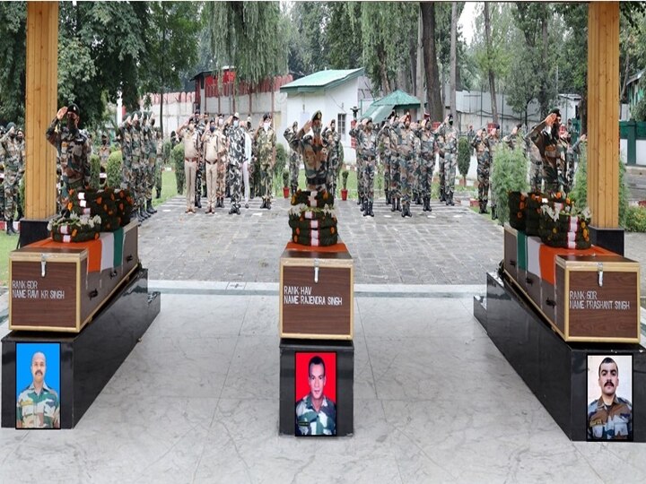 Indian Army Pays Tribute To Bravehearts Of Terrorist Encounter In Baramulla Indian Army Pays Tribute To Bravehearts Of Terrorist Encounter In J&K's Baramulla