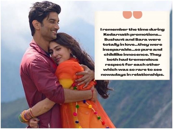 Sushant Singh Rajput & Sara Ali Khan Were 'Totally In Love' During Kedarnath; She BROKE-UP With Him Post Sonchiriya Failure, Claims Late Actor's Friend! Sushant Singh Rajput & Sara Ali Khan Were 'Totally In Love' During Kedarnath; She BROKE-UP With Him Post Sonchiriya Failure, Claims Late Actor's Friend!