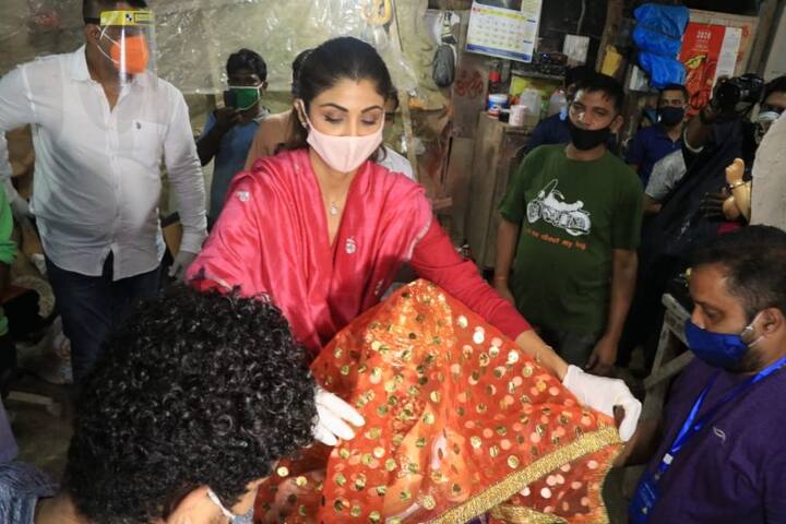 Shilpa is the first Bollywood celebrity to bring the elephant God home ahead of Ganesh Chaturthi.