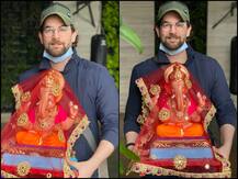 Ganesh Chaturthi 2020: Neil Nitin Mukesh Welcomes ‘Bappa’ Home Amid COVID-19 Crisis; Poses With Ganpati Idol