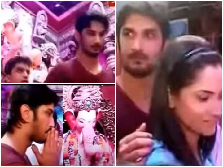 Ganesh Chaturthi 2020: This OLD Video Of Sushant Singh Rajput At Lalbaugcha Raja With EX Ankita Lokhande And BFF Mahesh Shetty Goes VIRAL!  Ganesh Chaturthi 2020: This OLD Video Of Sushant Singh Rajput At Lalbaugcha Raja With EX Ankita Lokhande And BFF Mahesh Shetty Goes VIRAL!