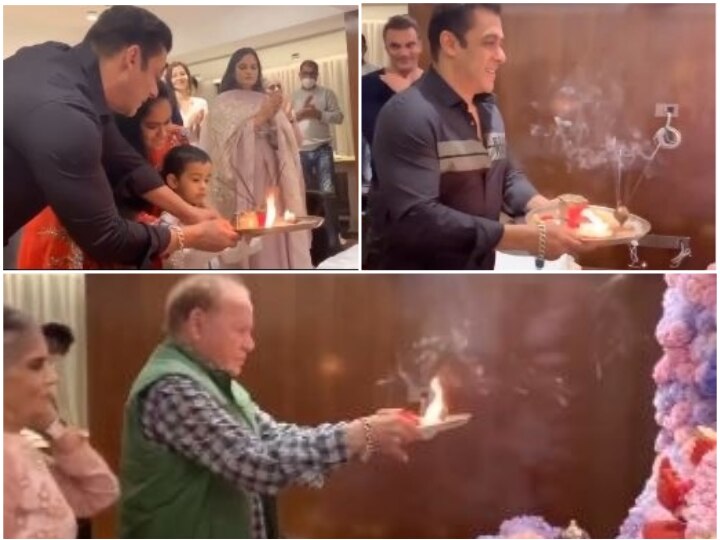 Watch Salman Khan And Family Perform Ganesh Aarti On The Occasion Of Ganesh Chaturthi 2020 Ganesh Chaturthi 2020: WATCH Salman Khan And Family Perform Ganesh Aarti