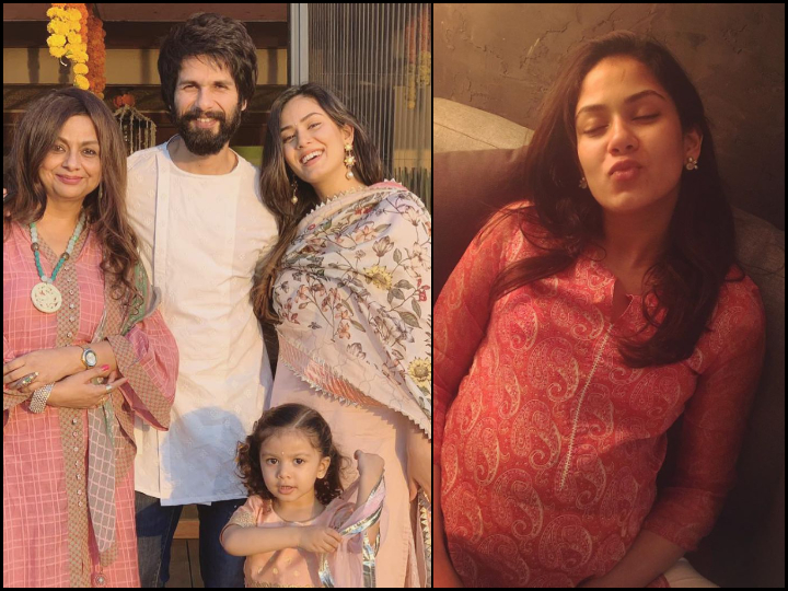 Ahead Of Daughter Misha S 4th Birthday Shahid Kapoor S Wife Mira Rajput Shares Throwback Pic Flaunting Her Baby Bump Neelima Azeem Drops Cute Comment