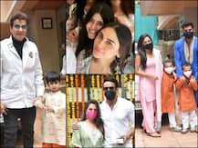 Ganesh Chaturthi 2020: Shabir Ahluwalia, Karishma Tanna, Anita Hassanandani & Other TV Celebs Arrive At Ekta Kapoor's House For Ganpati Visarjan
