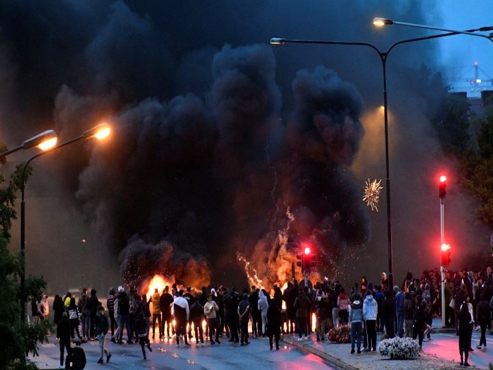 Riots erupt in Sweden over rallies by an anti-Islam group