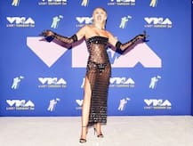 MTV VMA 2020: IN PICS! Miley Cyrus Walks The Socially Distanced Red Carpet In A Completely See-Through Dress