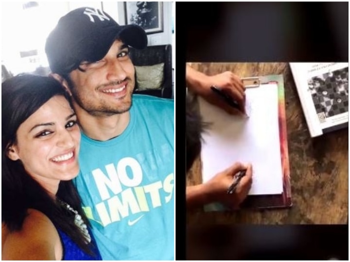 Sushant Singh Rajput's Sister Shweta Singh Kirti Shares Video Of Late Actor Writing With Both Hands At Once, Watch  Rare Genius! Sushant Singh Rajput's Sister Shweta Shares Video Of Late Actor Writing With Both Hands At Once, Watch