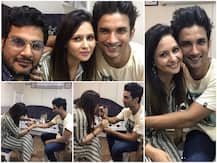 These PICS Of Sushant Singh Rajput Celebrating Raksha Bandhan On Set Of Dil Bechara With Director Mukesh Chhabra's Sister Go Viral!