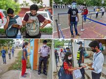 PHOTOS| JEE Exams 2020 Day 2: Amid Covid-19 Fears, Students Arrive In Large Numbers| Know Difficulty Level & Reactions