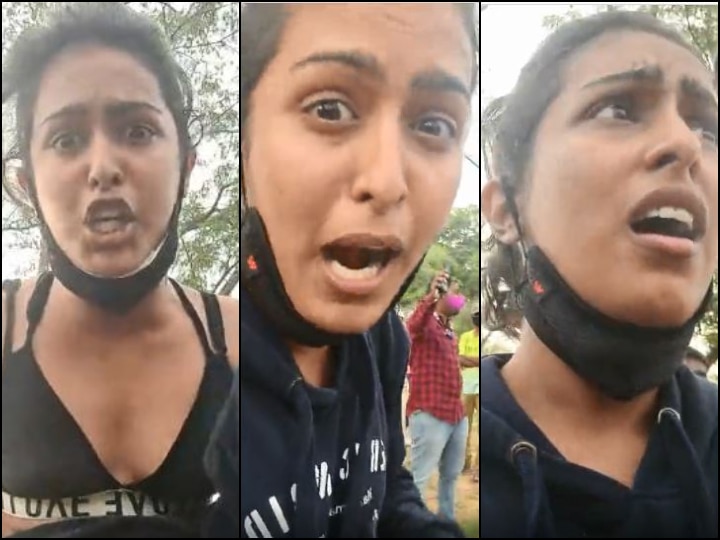 Samyuktha Hegde attacked by public in the park actress shares video Celeb reactions Samyuktha Hegde Abused & Attacked For Wearing Sportswear In Park, Actress Narrates Her Ordeal In Video; Sundeep Kishan & Other Celebs Extend Support