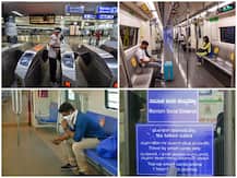 IN PICS: Passengers Take First Ride After 5 Months As Metro Services Resume Across The Country