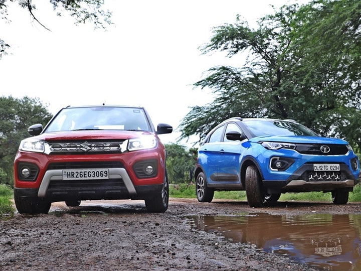 Maruti Brezza Vs Tata Nexon: Which Can Take Monsoon Battered Roads Better? Maruti Brezza Vs Tata Nexon: To Take On Monsoon Battered Road Which Compact SUV Is A Better Bet?