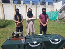 J&K: Bandipora Police Arrests 3 OGWs, Recover Arms And Incriminating Material In Hajin