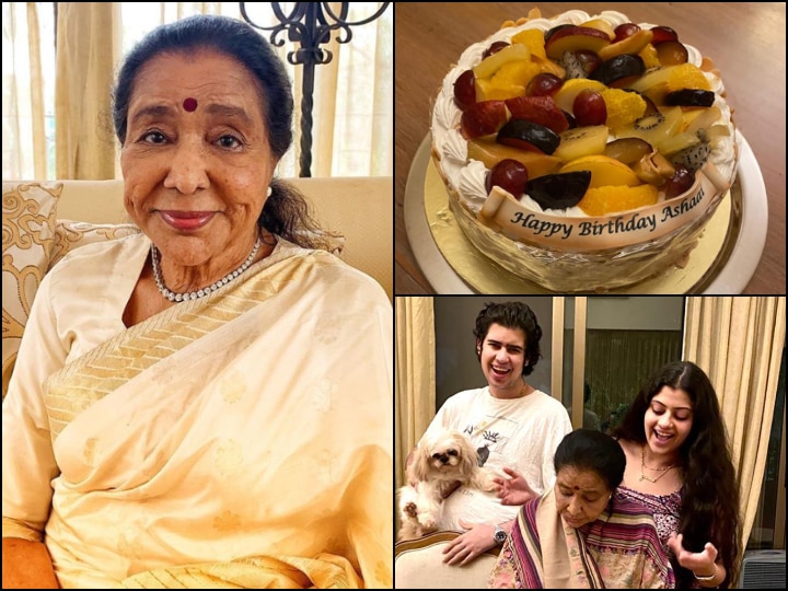 Happy Birthday Asha Bhosle Veteran Singer Says I Have Stepped Into My 88th But I Still Feel 40 Happy Birthday Asha Bhosle: Veteran Singer Celebrates With Family, Says ‘I Have Stepped Into My 88th But I Still Feel 40!’