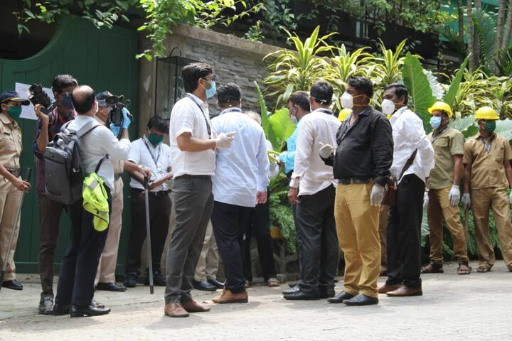 The BMC team had surveyed the property and found many unauthorised construction on the ground and first floor of the office. 