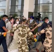 IN PICS: Amidst Tight Security Kangana Ranaut Leaves For Mumbai From Chandigarh Airport As BMC Demolishes Her Office Manikarnika Films!