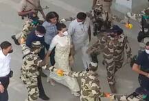 IN PICS: Amidst Tight Security Kangana Ranaut Leaves For Mumbai From Chandigarh Airport As BMC Demolishes Her Office Manikarnika Films!