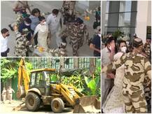 IN PICS: Amidst Tight Security Kangana Ranaut Leaves For Mumbai From Chandigarh Airport As BMC Demolishes Her Office Manikarnika Films!