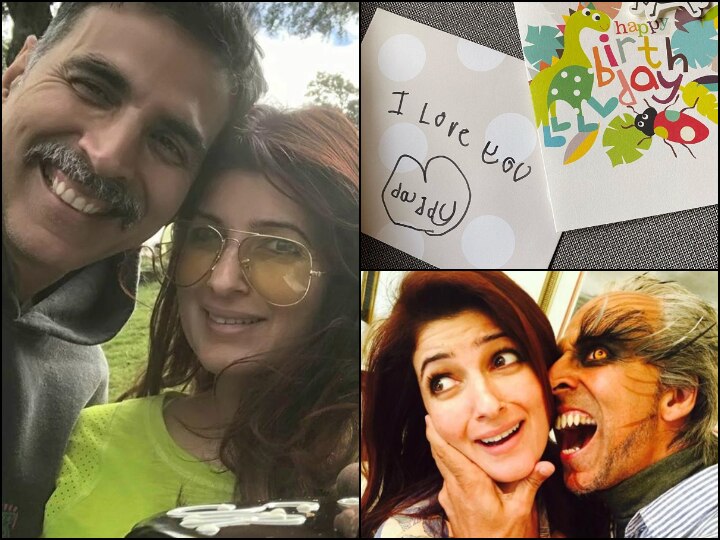 Akshay Kumar 53rd Birthday Wife Twinkle Khanna Celebrates Her Big Boy Birthday Happy Birthday Akshay Kumar: Wife Twinkle Khanna Celebrates Her Big Boy’s Special Day, Gives Glimpse Of Daughter Nitara's Handmade Card