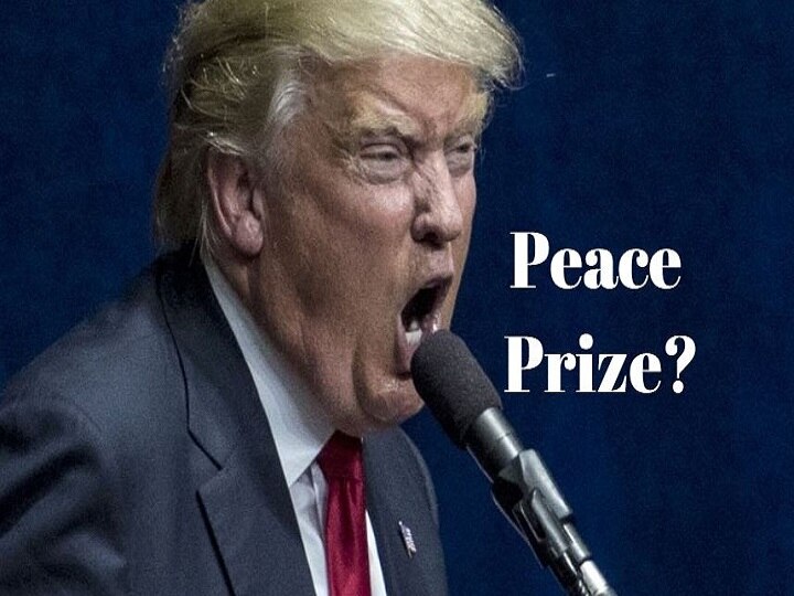 Donald Trump nominated for 2021 Nobel Peace Prize for brokering Israel-UAE peace deal twitter reacts Donald Trump Nominated For Nobel Peace Prize 2021 & Netizens Are Just Going Bonkers! Memes & Jokes Flood Twitter