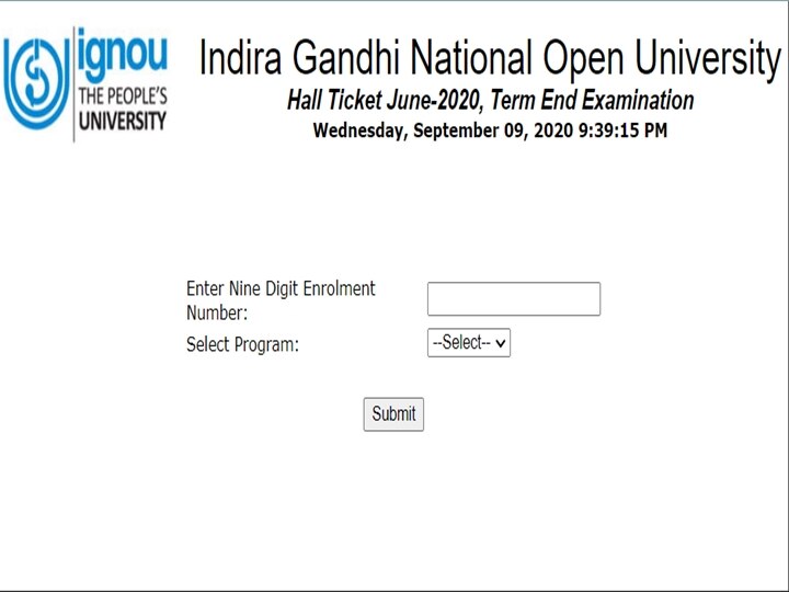 ignou admit card sep 2020, ignou hall ticket sep 2020 For B.Ed Exam Released Check Dates, Direct Link, Steps To Follow IGNOU TEE June 2020: Admit Card For B.Ed Exam Released At Ignou.Ac.In; Check Dates, Direct Link, Steps To Follow