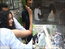 PICS: Kangana Ranaut Takes Stock Of Her Damaged Office A Day After BMC's Demolition Drive; Suffers Loss Worth Rs 2 Cr