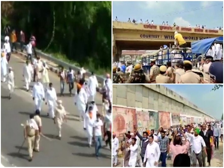 Haryana Farmers Protest against farm sector ordinances block NH-44 at Kurukshetra Agitating Farmers Block National Highway In Haryana's Kurukshetra, Face Lathicharge | Know What Is The Protest About