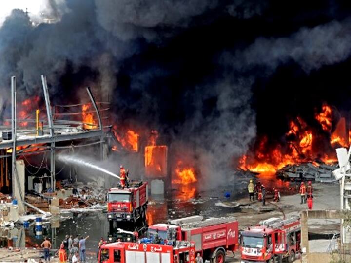  It was not immediately clear what caused the blaze. (Photo by ANWAR AMRO / AFP)