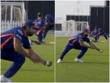 WATCH | MI Skipper Rohit Sharma Takes A Stunning One-Handed Catch Ahead Of IPL 2020
