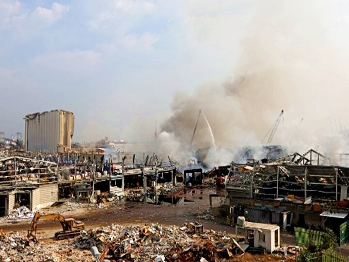 Beirut Port Still Ablaze White Smoke Cast Over Area Triggers Panic, Fire Brigade Clarifies Beirut Port Still Ablaze? White Smoke Cast Over The Spot Triggers Panic Among Locals, Fire Brigade Clarifies