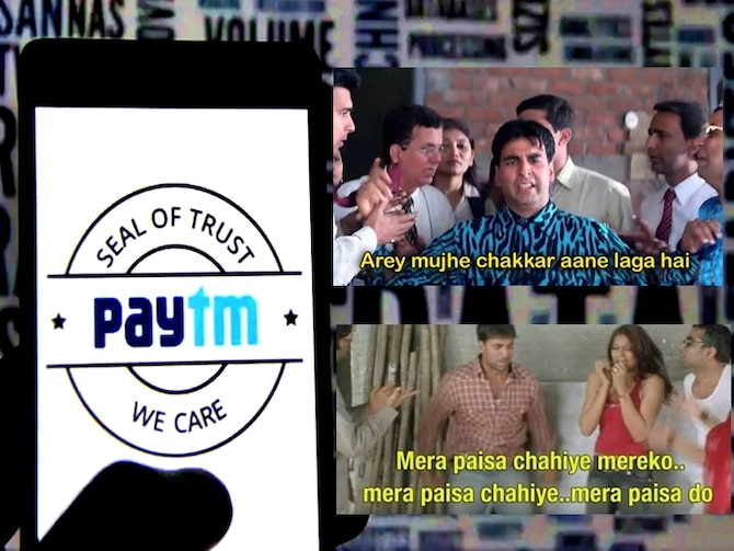 Despite Paytm's Assurance, Panicked Users Ask If They Should Withdraw  Balance; Hilarious 'Hera Pheri' Memes Take