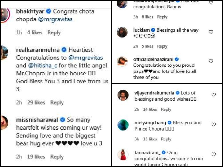 Uttaran Actor Gaurav Chopra Shares FIRST PICS Of NEWBORN Son; Karan Mehra, Vijayendra Kumeria & Other TV Celebs Drop Congratulatory Messages