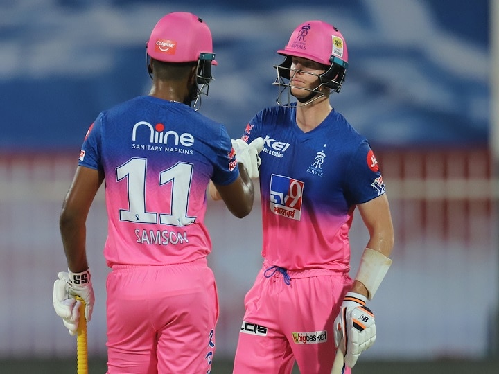 IPL 2020 RR vs CSK Rajasthan Royals Beat Chennai Super Kings By 16 Runs Samson Smith Score Half Centuries IPL 2020, RR vs CSK: Samson, Smith Belligerent Half Tons Power Rajasthan Royals To 16-Run Win Over Chennai Super Kings