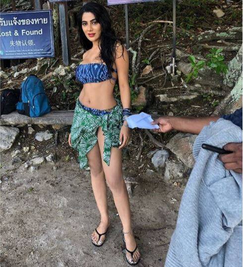 Nikki is known for films like Kanchana 3, Chikati Gadilo Chithakotudu and Thippara Meesam.