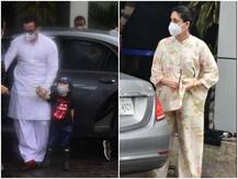 IN PICS: Kareena Kapoor, Saif Ali Khan & Taimur Spotted At Mumbai Airport’s Private Terminal As They Leave For Delhi