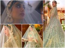 IN PICS: Janhvi Kapoor Looks Resplendent In Her Bridal Avatar For Designer Manish Malhotra’s New Collection