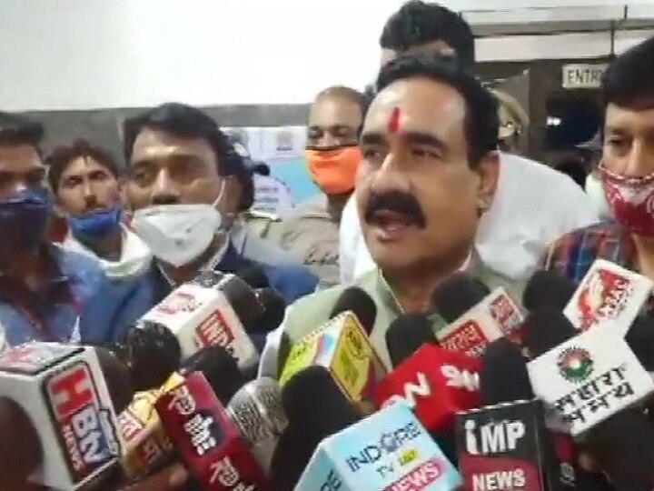 URL Narottam Mishra Says I Dont Wear Mask So what MP Cabinet minister stirs controversy retracts statement later MP Mantri Narottam Mishra Now Appeals To People To Wear Mask, But Continues To Avoid Wearing One Himself