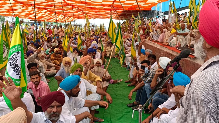 The farmers have demanded a separate ordinance to provide a clear provision that if any agency buys the crop of the farmer below the MSP, then legal action will be taken against it. Commission agents are also concerned that they will lose their commissions in mandis and influential agents do not want to lose grip over the farmers. Image (ABP News)