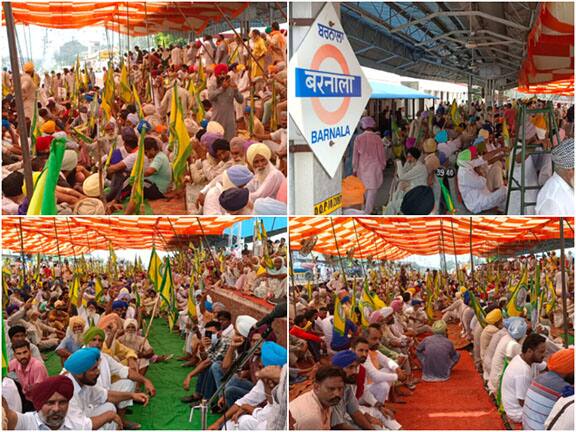 IN PICS: Farmers In Punjab Protest Against The New Farm Bills; Start Rail Roko Agitation IN PICS: Farmers In Punjab Protest Against The New Farm Bills; Start Rail Roko Agitation