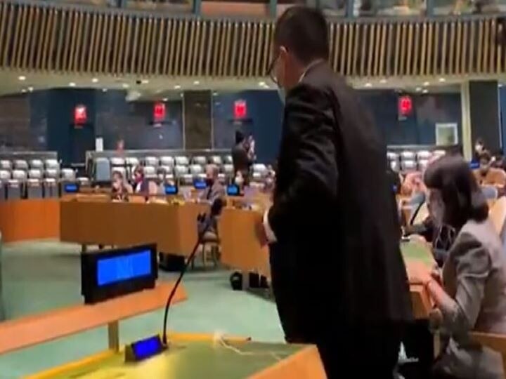 Indian Envoy Walks Out During Imran Khan's Speech On Kashmir At UN, Says, 