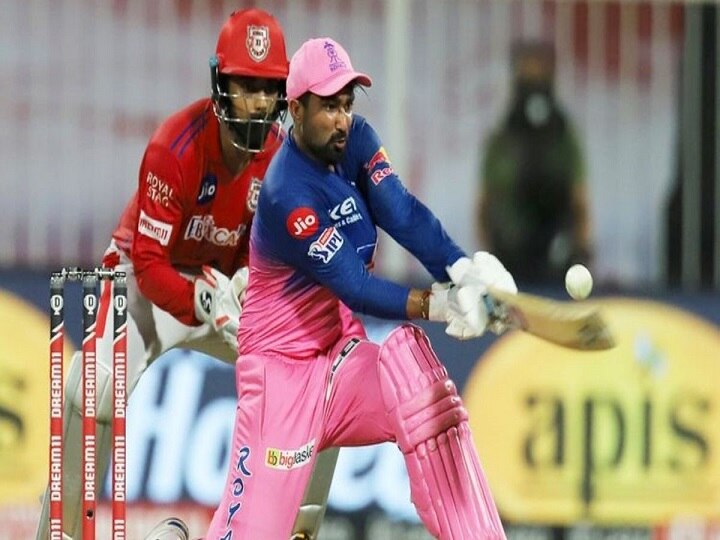 IPL 2020 RR vs KXIP Rahul Tewatia hits Sheldon Cottrell For Five Sixes In Single Over Helps Rajasthan Royals Win Game Cricket Fraternity Awestruck After Tewatia Smokes 5 Sixes Off Cottrell's Over To Seal IPL 2020 Game For RR Against KXIP