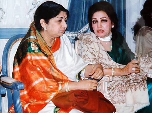 Lata Ji initially used to imitate the voice of Noor Jehan, an acclaimed playback singer and actress of those times.