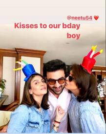 IN PICS: Ranbir Kapoor Celebrates 38th Birthday With Mom Neetu, Sister Riddhima & GF Alia Bhatt