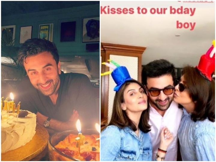 IN PICS: Ranbir Kapoor Celebrates 38th Birthday With Mom Neetu, Sister ...