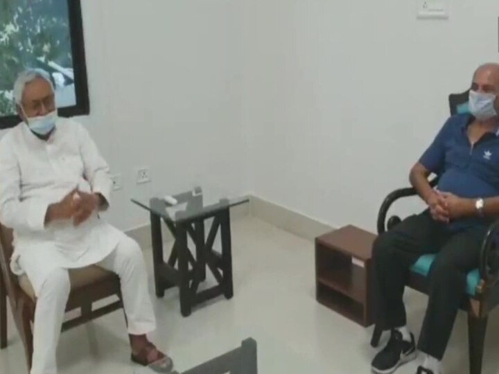 Sushant Singh Rajput Father KK Singh Meets Bihar Chief Minister Nitish Kumar Sushant Singh Rajput's Father KK Singh Meets Bihar Chief Minister Nitish Kumar In Patna